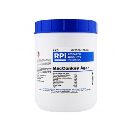 Rpi MacConkey Agar, 1 KG M42560-1000.0